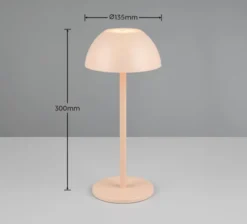 Lampa ogrodowa Ricardo LED beżowa