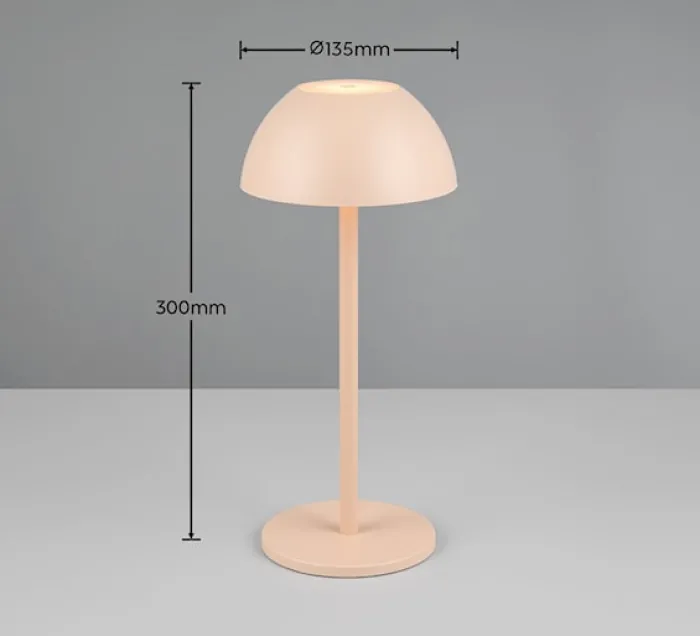 Lampa ogrodowa Ricardo LED beżowa