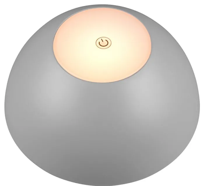 Lampa ogrodowa Ricardo LED szara