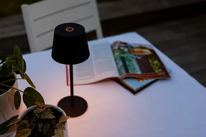 Lampa ogrodowa Roble czarna