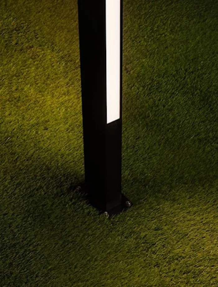 Lampa ogrodowa Zollek LED czarna