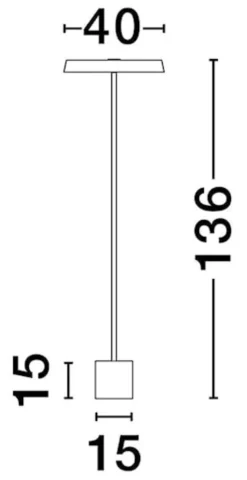 Lampa podłogowa Bleggy LED złota