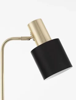 Lampa podłogowa Chilley czarno-złota