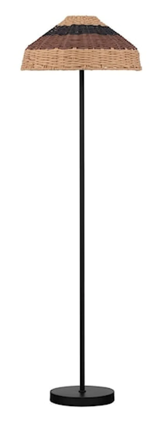 Lampa podłogowa Digilly czarno-brązowa
