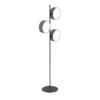 Lampa podłogowa Drumz czarno-brązowa