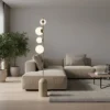Lampa podłogowa Etno x4 mokka