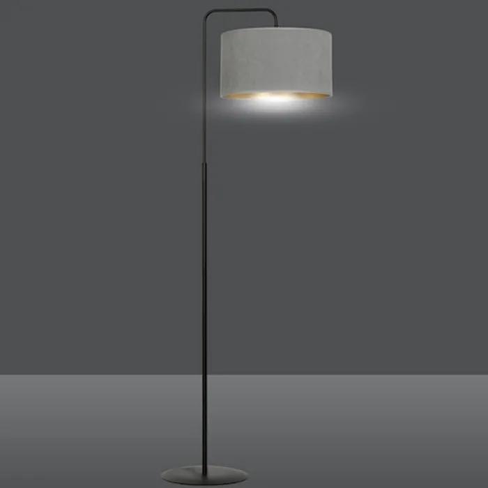Lampa podłogowa Hellid 150 cm szara