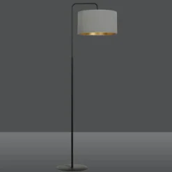 Lampa podłogowa Hellid 150 cm szara