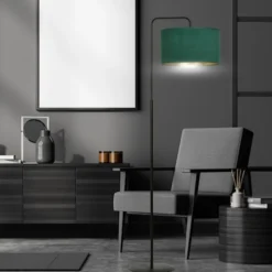 Lampa podłogowa Hellid 150 cm zielona