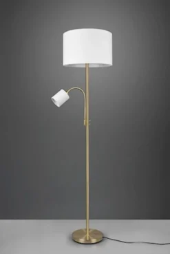 Lampa podłogowa Hotel x2 beżowo-złota