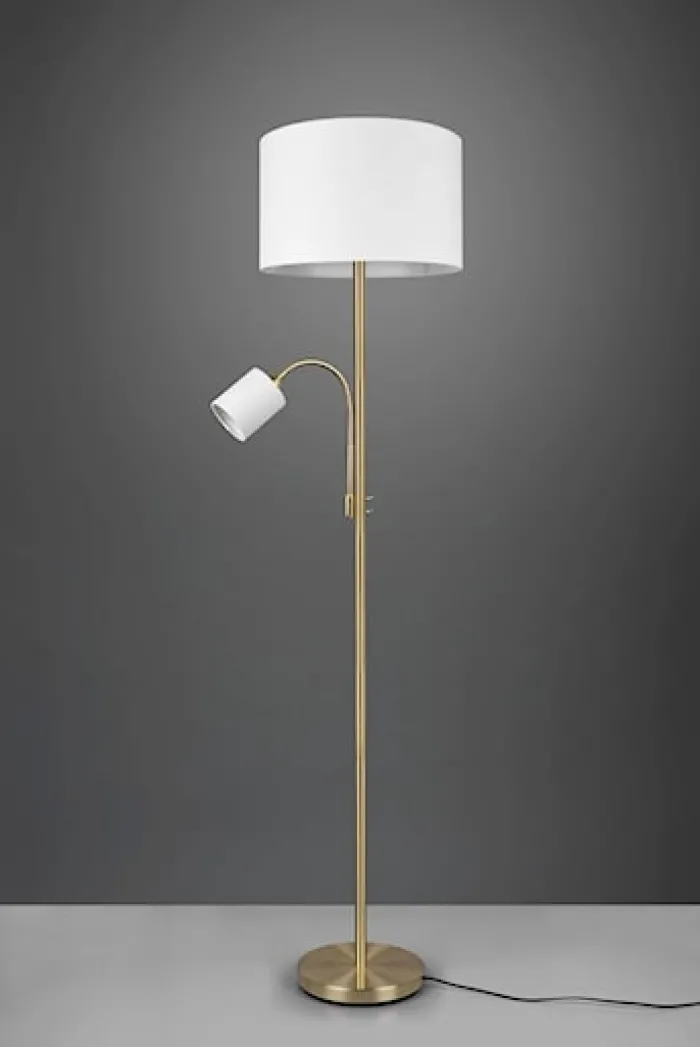 Lampa podłogowa Hotel x2 beżowo-złota