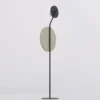 Lampa podłogowa Kiss x2 mokka na czarnym stelażu