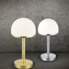 Lampa stołowa Berlin LED biało-srebrna