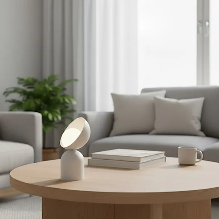 Lampa stołowa Boto mokka