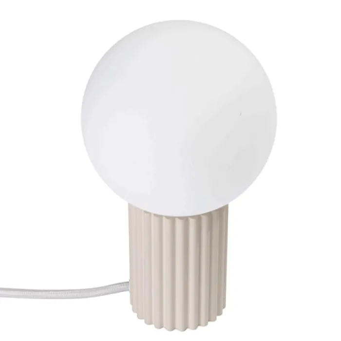 Lampa stołowa Halo beżowa