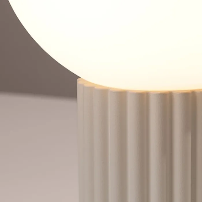 Lampa stołowa Halo beżowa