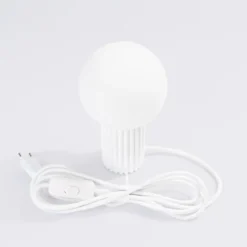 Lampa stołowa Halo biała