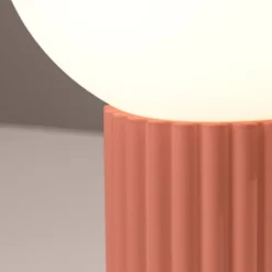Lampa stołowa Halo brzoskwiniowa