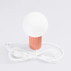 Lampa stołowa Halo brzoskwiniowa