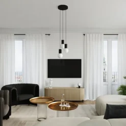 Lampa stołowa Halo czarna