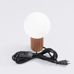 Lampa stołowa Halo mocca