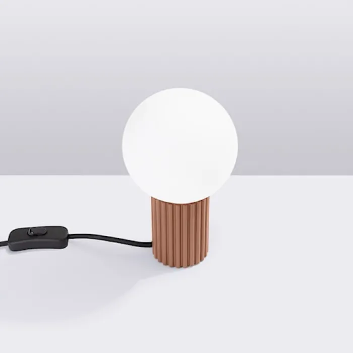 Lampa stołowa Halo mocca