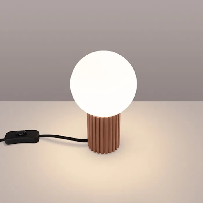 Lampa stołowa Halo mocca