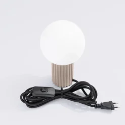 Lampa stołowa Halo taupe
