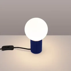 Lampa stołowa Halo ultramaryna