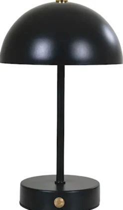 Lampa stołowa Holt LED czarna metalowa