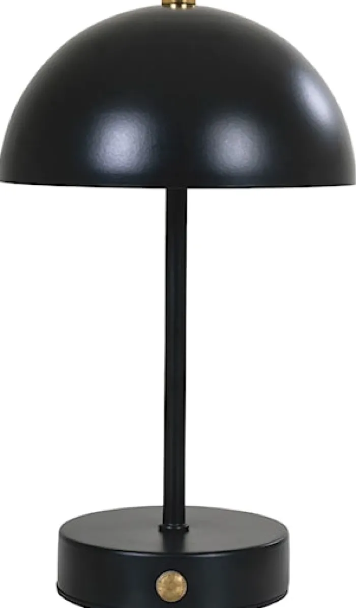 Lampa stołowa Holt LED czarna metalowa