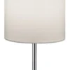 Lampa stołowa Jerry biało-srebrna
