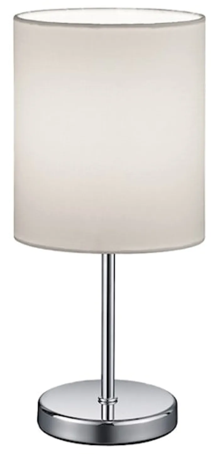Lampa stołowa Jerry biało-srebrna