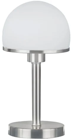 Lampa stołowa Joost biało-srebrna