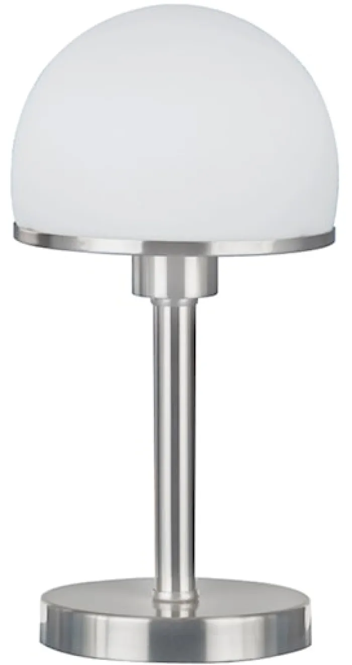 Lampa stołowa Joost biało-srebrna