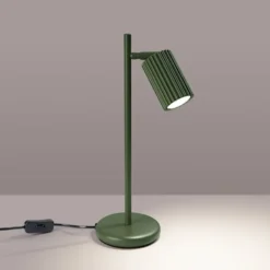 Lampa stołowa Karbon zielona