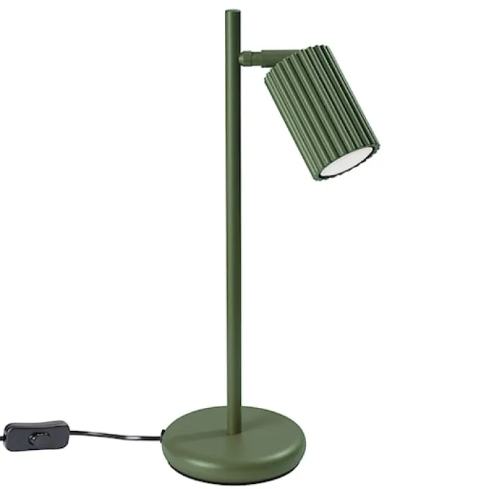 Lampa stołowa Karbon zielona
