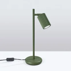 Lampa stołowa Karbon zielona