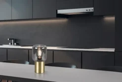 Lampa stołowa Nico złota