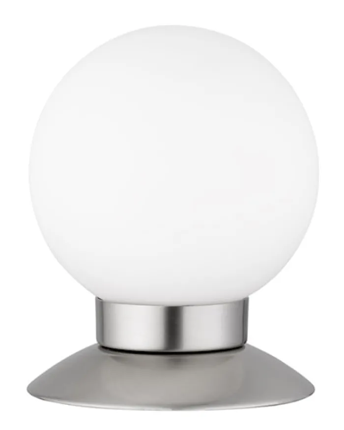 Lampa stołowa Princess LED biało-srebrna matowa