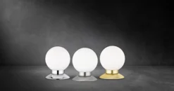 Lampa stołowa Princess LED biało-srebrna