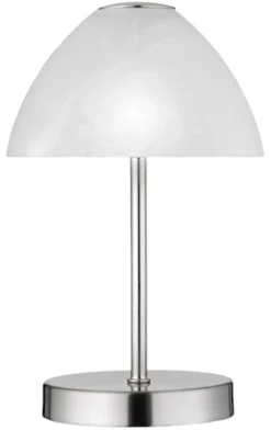 Lampa stołowa Queen LED biało-srebrna