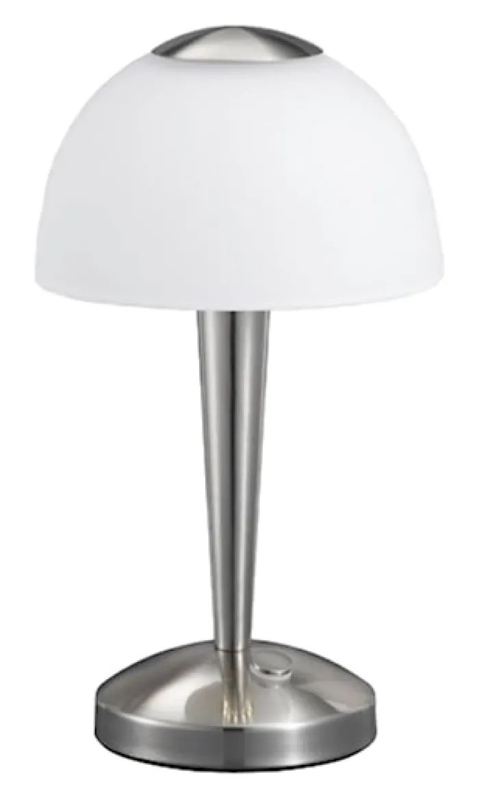 Lampa stołowa Ventura LED biało-srebrna