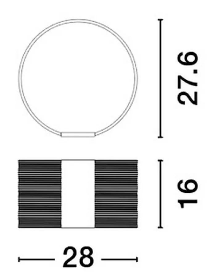Lampa stołowa Volicate LED złota