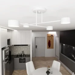Lampa sufitowa Hallo biała x4