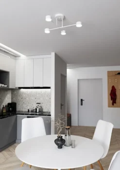 Lampa sufitowa Hallo biała x4