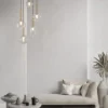 Lampa wisząca Apolnes x5 złota