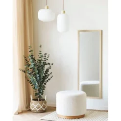Lampa wisząca Argalo 30 cm biało-brązowa