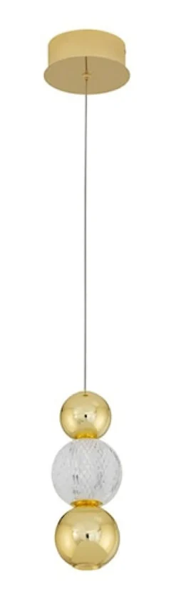 Lampa wisząca Beance II LED złota