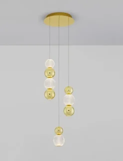 Lampa wisząca Beance LED x4 złota